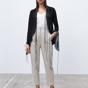 Zara Viral HIGH-WAISTED PANTS